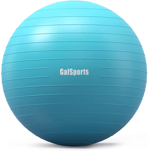 Treningsball (45 cm-75 cm), yogaballstol med hurtigpumpe, stabilitets-treningsball for kjernestyrketrening og fysioterapi